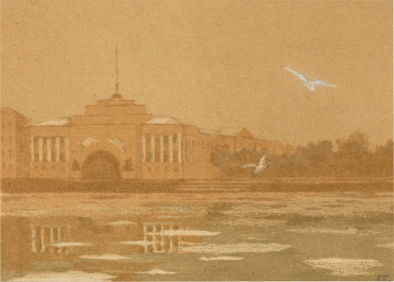 Коллекция из 13 оттисков гравюр разных авторов: